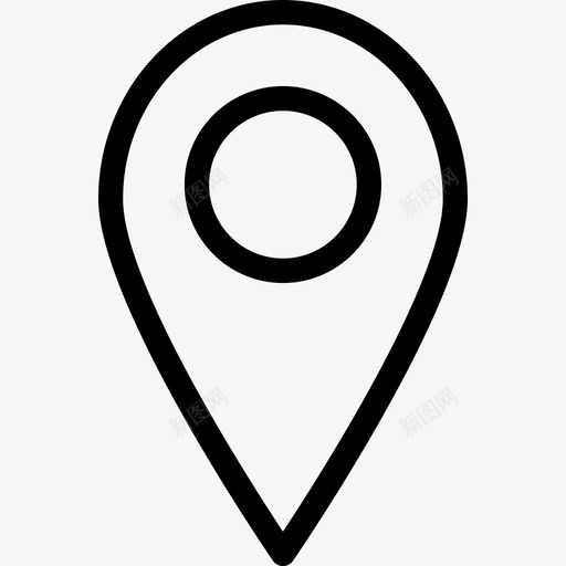 占位符地图位置和导航2线性图标svg_新图网 https://ixintu.com 占位符 地图位置和导航2 线性