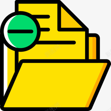 文件夹启动6黄色图标图标
