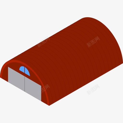 机库城市元素6平面图标svg_新图网 https://ixintu.com 城市元素6 平面 机库