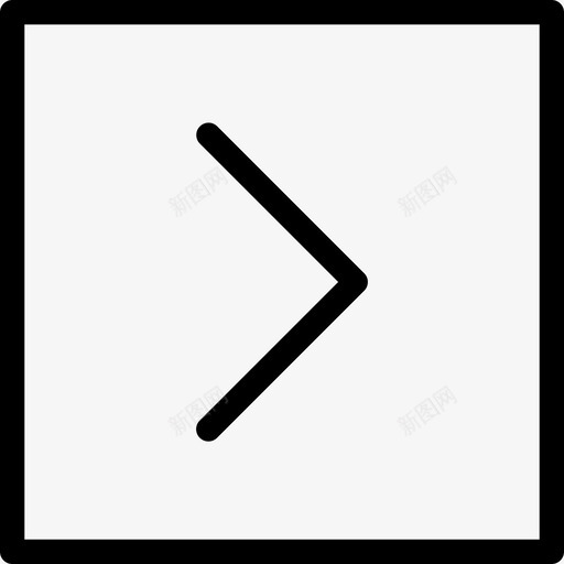 右V形箭头和用户界面2线性图标svg_新图网 https://ixintu.com 右V形箭头和用户界面2 线性