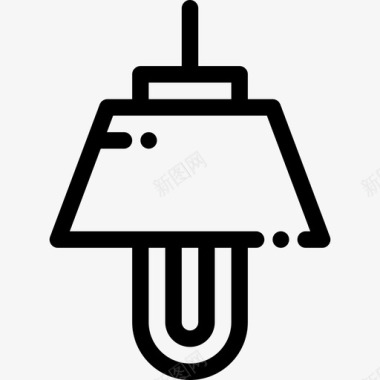 灯具家用家具4线性图标图标