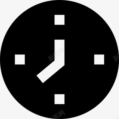 时钟数字营销9已填充图标图标