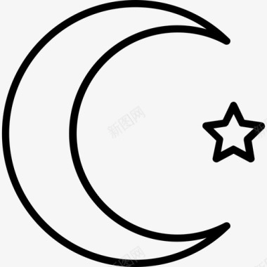 伊斯兰教宗教18直系图标图标