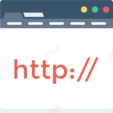 浏览器网页开发用户界面3平面图标图标