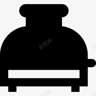 烤面包机食物套装3装满图标图标