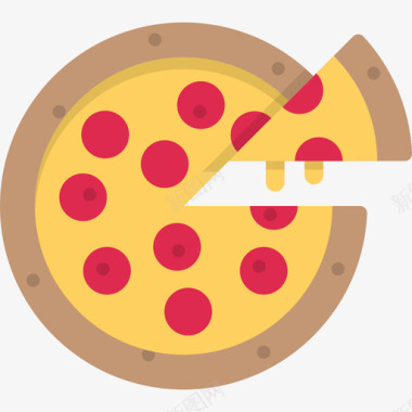 意大利披萨2扁平图标图标