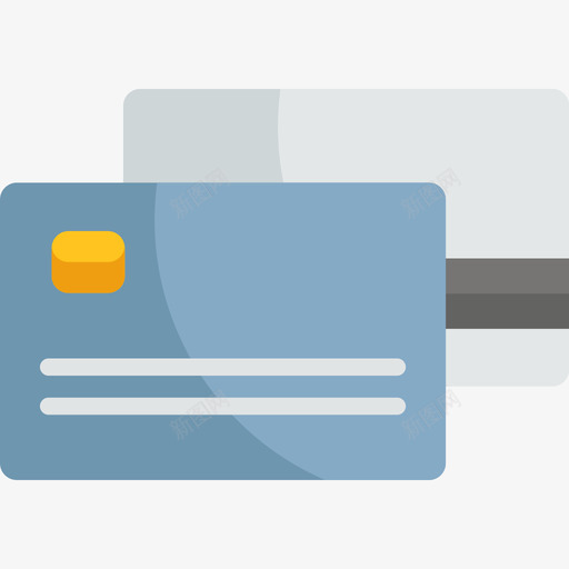 信用卡发货和送货16持平图标svg_新图网 https://ixintu.com 信用卡 发货和送货16 持平
