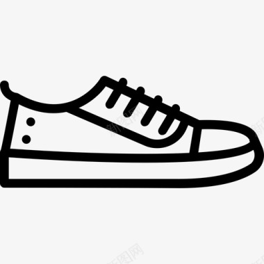 运动鞋女鞋3直线型图标图标