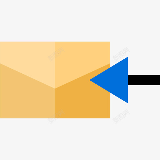电子邮件通讯61扁平图标svg_新图网 https://ixintu.com 扁平 电子邮件 通讯61