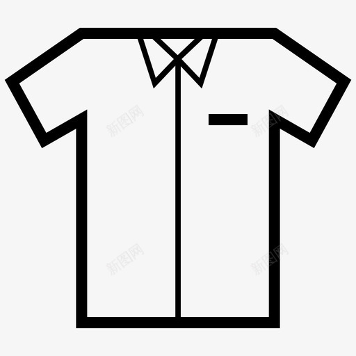 正式衬衫衣服男士图标svg_新图网 https://ixintu.com 时装和服装 服装 正式衬衫 男士 衣服