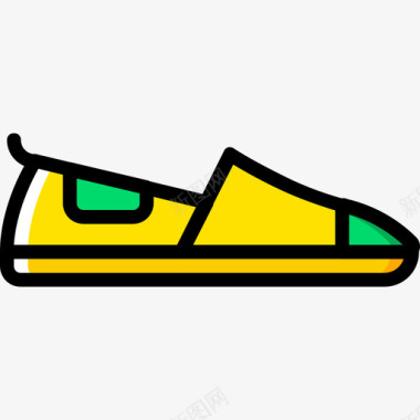 拖鞋男鞋4黄色图标图标