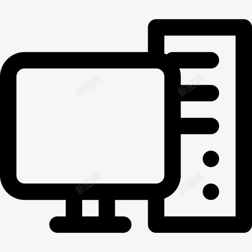 计算机游戏10线性图标svg_新图网 https://ixintu.com 游戏10 线性 计算机