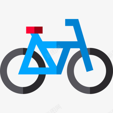 自行车健身平板车图标图标