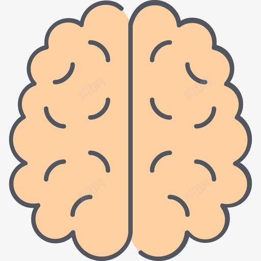 大脑科学15颜色图标svg_新图网 https://ixintu.com 大脑 科学15 颜色