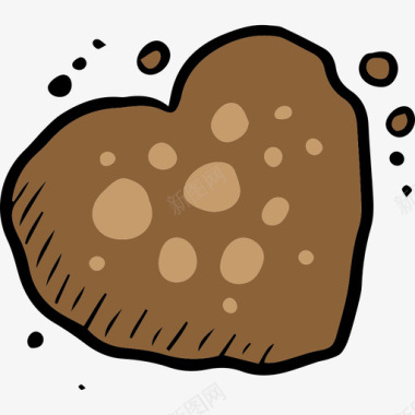 饼干情人节套餐颜色图标图标
