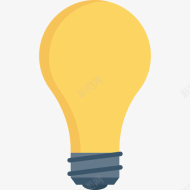 灯泡搜索引擎优化营销2扁平图标图标