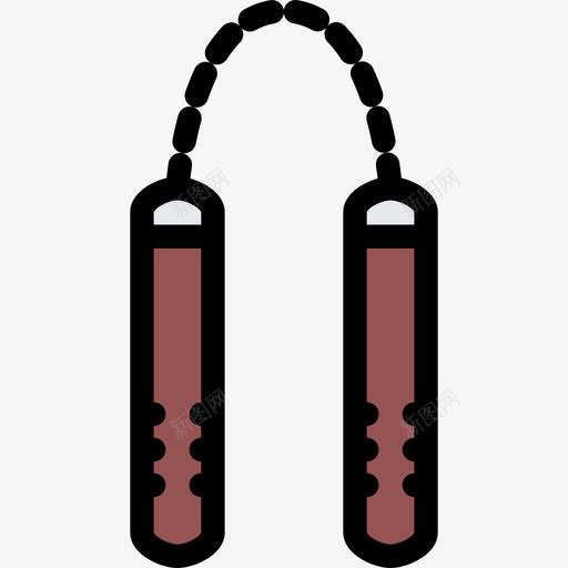 双节棍战争2颜色图标svg_新图网 https://ixintu.com 双节棍 战争2 颜色