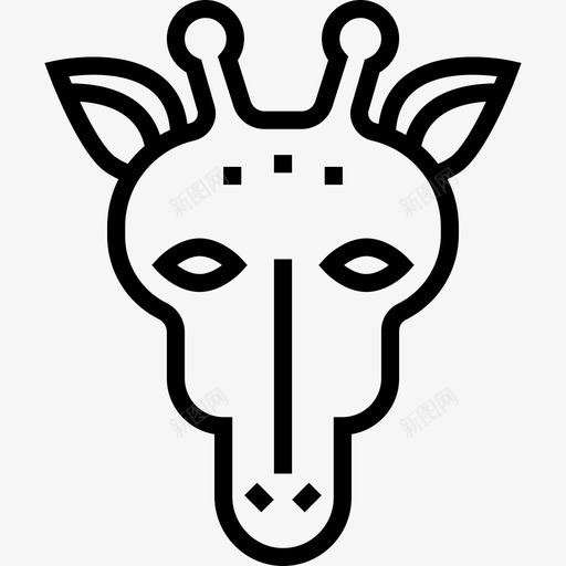 长颈鹿safari5直系图标svg_新图网 https://ixintu.com safari5 直系 长颈鹿