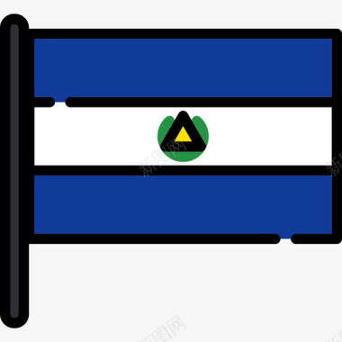 萨尔瓦多国旗收藏2桅杆图标图标