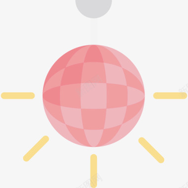 镜子球生日平的图标图标