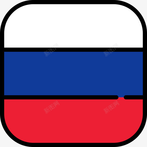 俄罗斯国旗收藏6圆形方形图标svg_新图网 https://ixintu.com 俄罗斯 国旗收藏6 圆形方形