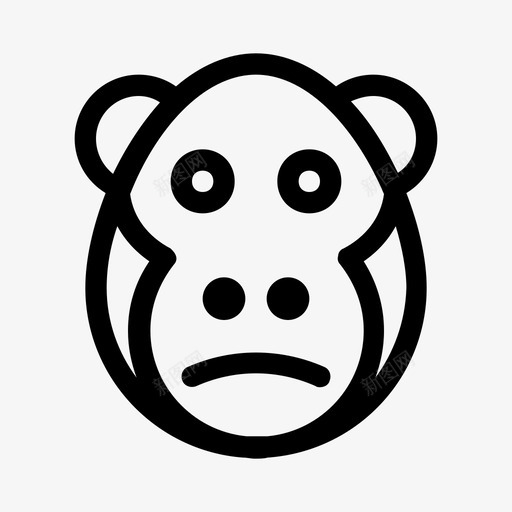 大猩猩厄瓜多尔森林图标svg_新图网 https://ixintu.com 丛林 厄瓜多尔 哺乳动物 大猩猩 森林 野生动物
