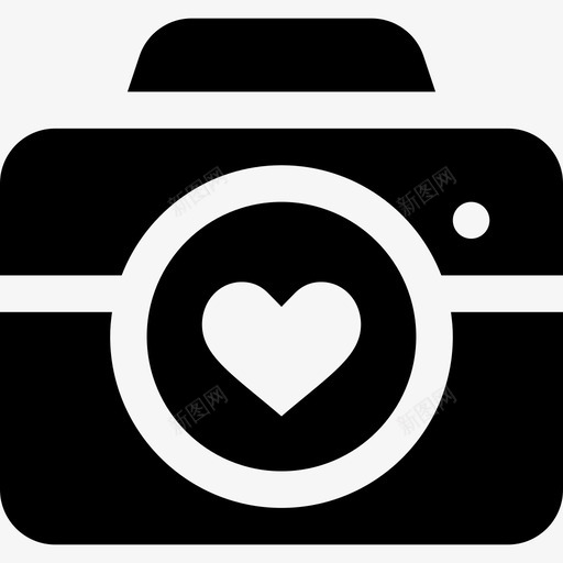 照相摄像机情人节第9天图标svg_新图网 https://ixintu.com 已填充 情人节第9天 摄像机 照相