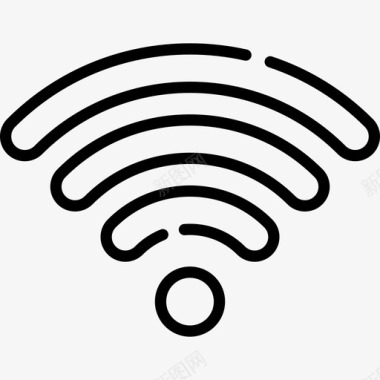 Wifi购物中心2线性图标图标