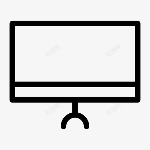 lcd设备显示器图标svg_新图网 https://ixintu.com lcd 屏幕 显示器 游戏线图标 设备