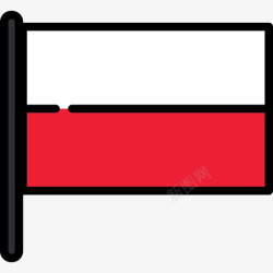 波兰共和国波兰共和国国旗收藏2桅杆图标高清图片