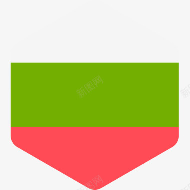 保加利亚国际国旗2六边形图标图标
