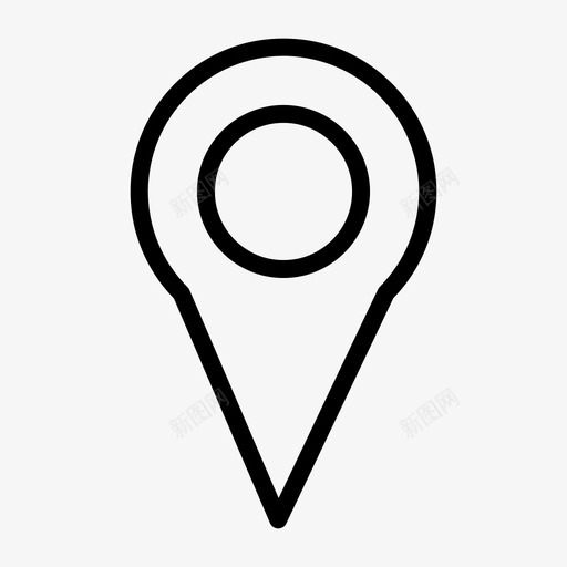 位置区域gps图标svg_新图网 https://ixintu.com gps 位置 区域 地图针 地点 网页设计 艺术设计