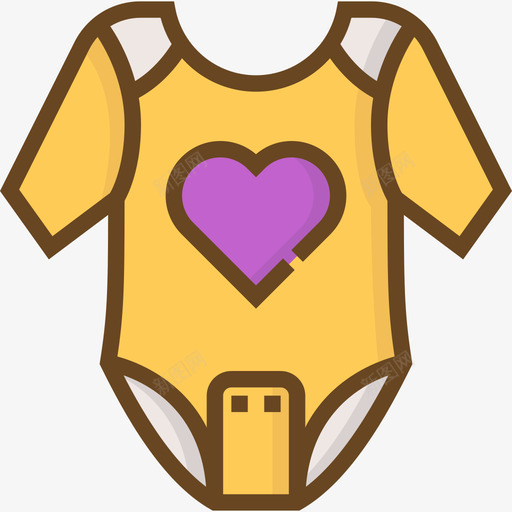 身体婴儿元素线条颜色图标svg_新图网 https://ixintu.com 婴儿元素 线条颜色 身体