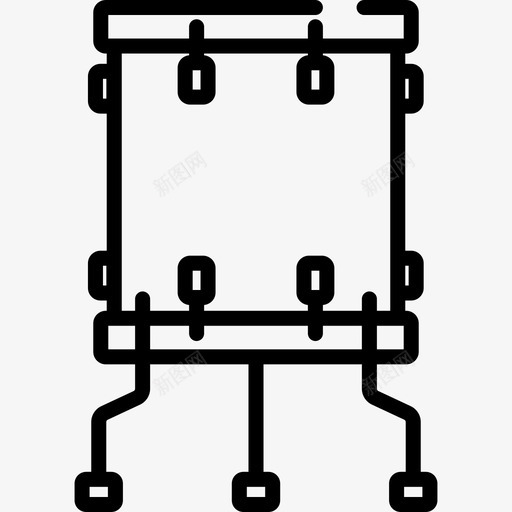 鼓音乐21线性图标svg_新图网 https://ixintu.com 线性 音乐21 鼓