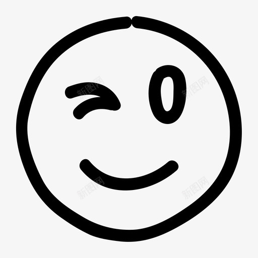 微笑涂鸦表情图标svg_新图网 https://ixintu.com 微笑 情绪 涂鸦 涂鸦表情 脸 表情