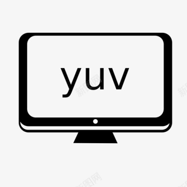 yuv文件格式监视器图标图标