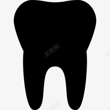 牙齿医疗保健3填充图标图标