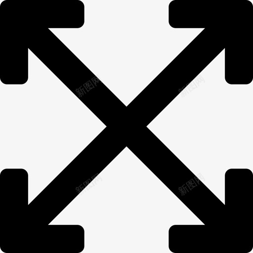 方向箭头25填充图标svg_新图网 https://ixintu.com 填充 方向 箭头25