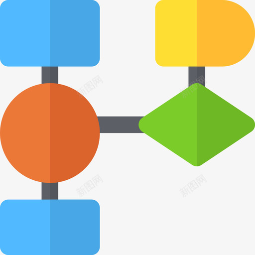 流程图图表4平面图图标svg_新图网 https://ixintu.com 图表4 平面图 流程图