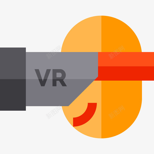 虚拟现实智能设备11平面图标svg_新图网 https://ixintu.com 平面 智能设备11 虚拟现实