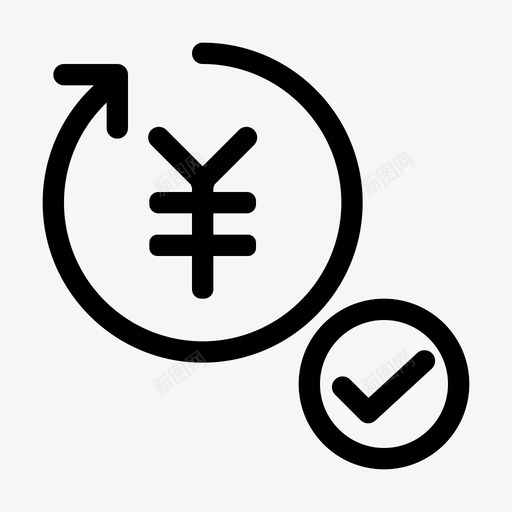 icon_退款成功svg_新图网 https://ixintu.com icon_退款成功