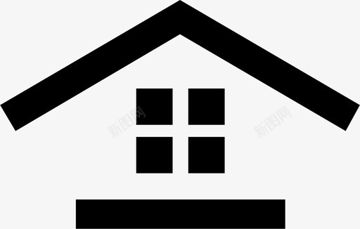 房屋建筑物住宅图标图标