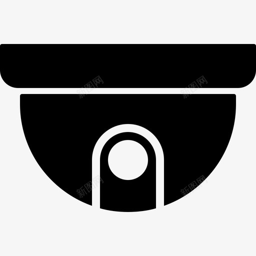 安全摄像头设备5实心图标svg_新图网 https://ixintu.com 安全摄像头 实心 设备5