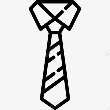 领带服装款式3直线型图标图标