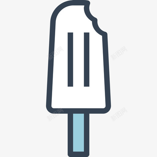 冰淇淋美味2原色图标svg_新图网 https://ixintu.com 冰淇淋 原色 美味2
