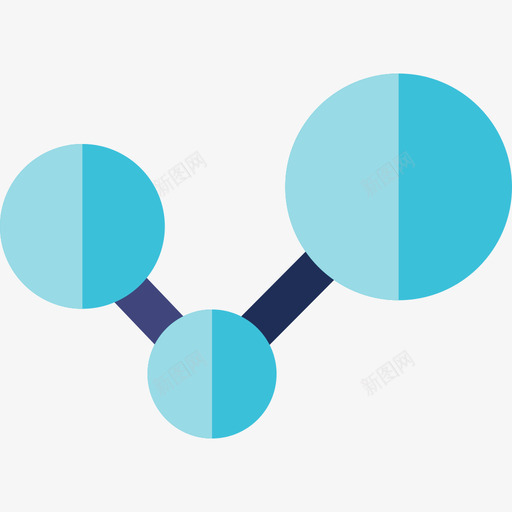 连接数字营销31扁平图标svg_新图网 https://ixintu.com 扁平 数字营销31 连接