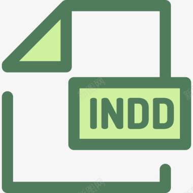 Indd文件和文件夹9verde图标图标