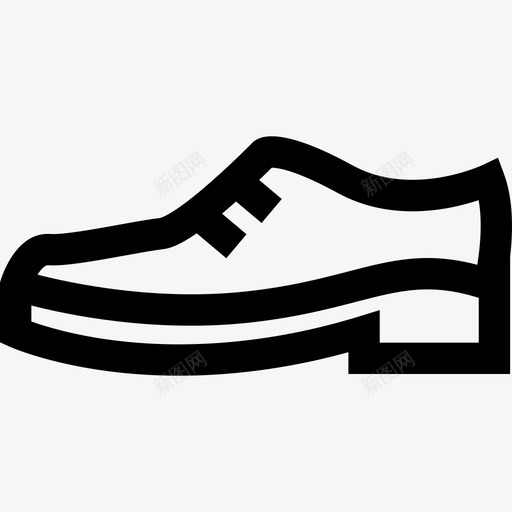 鞋服装款式5直线型图标svg_新图网 https://ixintu.com 服装款式5 直线型 鞋