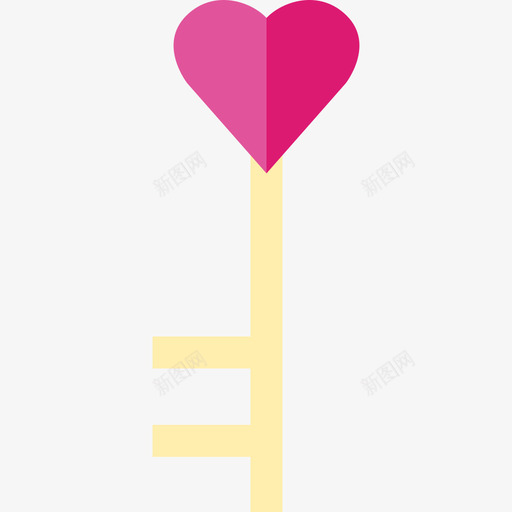 钥匙爱情和浪漫10平的图标svg_新图网 https://ixintu.com 平的 爱情和浪漫10 钥匙
