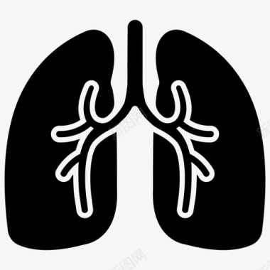 肺人器官图标图标